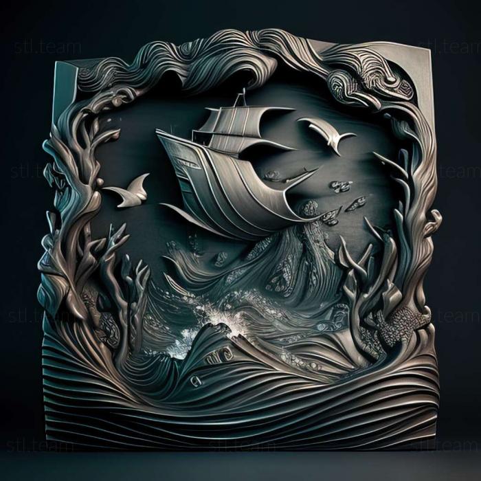 3D модель Гра Сталевий океан (STL)